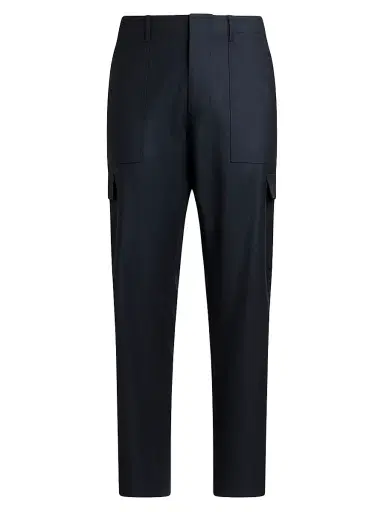 Etro Men's Cargo Wool Slim-Leg Trousers - Dark Blue | Thumbnail 1 Etro Men's Cargo Wool Slim-Leg Trousers - Dark Blue | Thumbnail 1