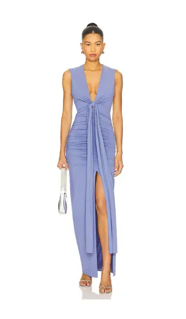 Susana Monaco Tie Front Gathered Dress | Thumbnail 1 Susana Monaco Tie Front Gathered Dress | Thumbnail 1