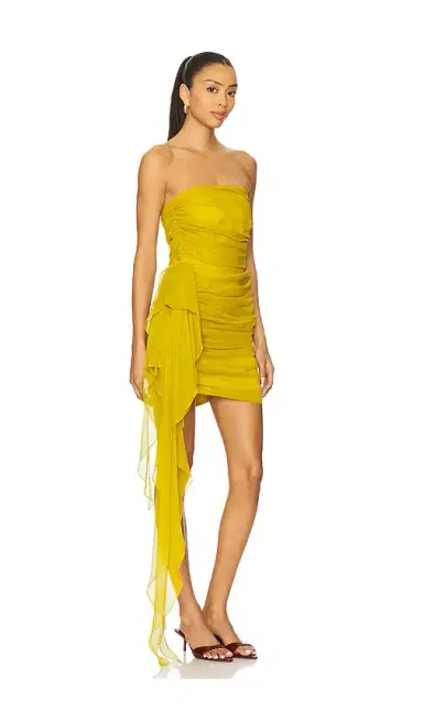 The Sei Strapless Mini Dress With Ruffle | Thumbnail 2 The Sei Strapless Mini Dress With Ruffle | Thumbnail 2