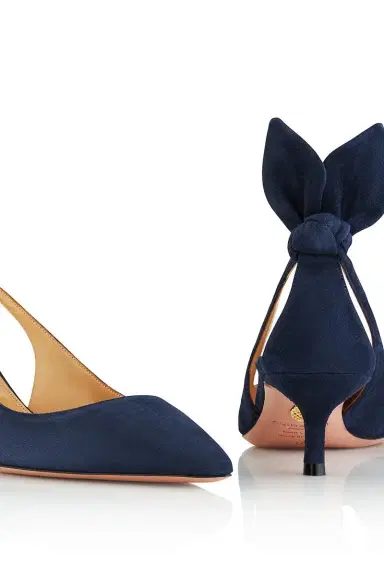 Aquazzura Bow Tie Pump 50 | Thumbnail 5 Aquazzura Bow Tie Pump 50 | Thumbnail 5