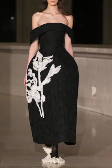 Erdem Off Shoulder Cocktail Dress | Thumbnail 2 Erdem Off Shoulder Cocktail Dress | Thumbnail 2