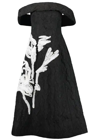 Erdem Off Shoulder Cocktail Dress | Thumbnail 1 Erdem Off Shoulder Cocktail Dress | Thumbnail 1