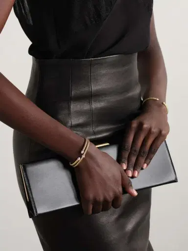 David Yurman Cablespira® Flex Station 18-karat Gold Diamond Cuff | Thumbnail 4 David Yurman Cablespira® Flex Station 18-karat Gold Diamond Cuff | Thumbnail 4