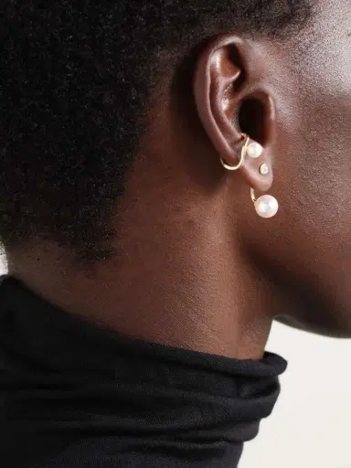 Mizuki 14-karat Gold Pearl Ear Cuff | Thumbnail 4 Mizuki 14-karat Gold Pearl Ear Cuff | Thumbnail 4
