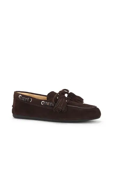 Miu Miu Suede Mocassin | Thumbnail 2 Miu Miu Suede Mocassin | Thumbnail 2