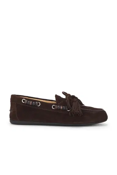 Miu Miu Suede Mocassin | Thumbnail 1 Miu Miu Suede Mocassin | Thumbnail 1