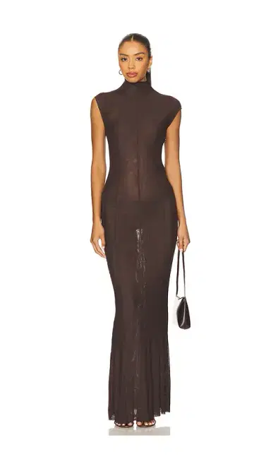 SEROYA Laissa Mesh Maxi Dress | Thumbnail 1 SEROYA Laissa Mesh Maxi Dress | Thumbnail 1