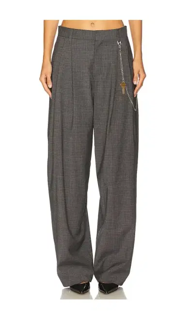 Alexander Wang Mid-rise Trouser With Chain | Thumbnail 1 Alexander Wang Mid-rise Trouser With Chain | Thumbnail 1