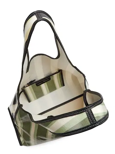 3.1 Phillip Lim Women's Dual Stripe Market Tote - Thyme Multi | Thumbnail 4 3.1 Phillip Lim Women's Dual Stripe Market Tote - Thyme Multi | Thumbnail 4