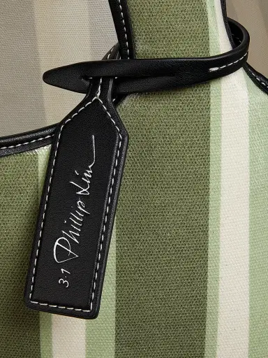 3.1 Phillip Lim Women's Dual Stripe Market Tote - Thyme Multi | Thumbnail 5 3.1 Phillip Lim Women's Dual Stripe Market Tote - Thyme Multi | Thumbnail 5