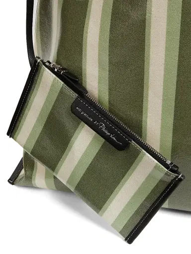 3.1 Phillip Lim Women's Dual Stripe Market Tote - Thyme Multi | Thumbnail 6 3.1 Phillip Lim Women's Dual Stripe Market Tote - Thyme Multi | Thumbnail 6