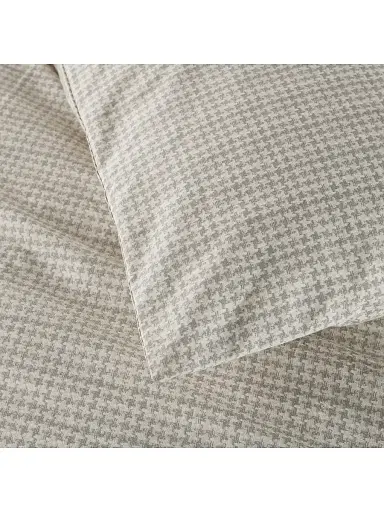 Peacock Alley Houndstooth 2-Piece Sleeping Sham Set - Greige King | Thumbnail 2 Peacock Alley Houndstooth 2-Piece Sleeping Sham Set - Greige King | Thumbnail 2