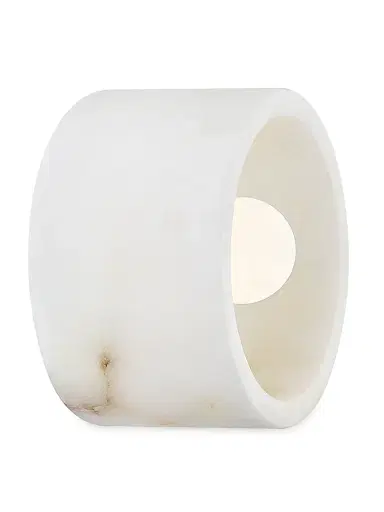 Hudson Valley Lighting Loris Single-Light Flush Mount - Alabaster | Thumbnail 2 Hudson Valley Lighting Loris Single-Light Flush Mount - Alabaster | Thumbnail 2