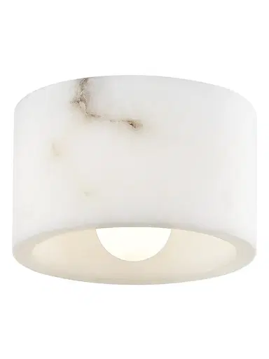 Hudson Valley Lighting Loris Single-Light Flush Mount - Alabaster | Thumbnail 1 Hudson Valley Lighting Loris Single-Light Flush Mount - Alabaster | Thumbnail 1