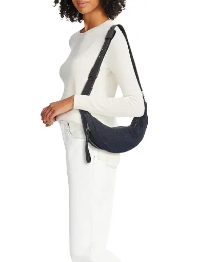 Proenza Schouler Women's Denim Stanton Sling Backpack - Indigo | Thumbnail 3 Proenza Schouler Women's Denim Stanton Sling Backpack - Indigo | Thumbnail 3