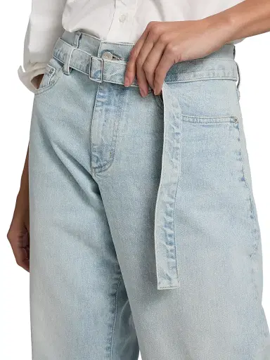 Proenza Schouler Women's Ellsworth Belted Crop Jean | Thumbnail 6 Proenza Schouler Women's Ellsworth Belted Crop Jean | Thumbnail 6