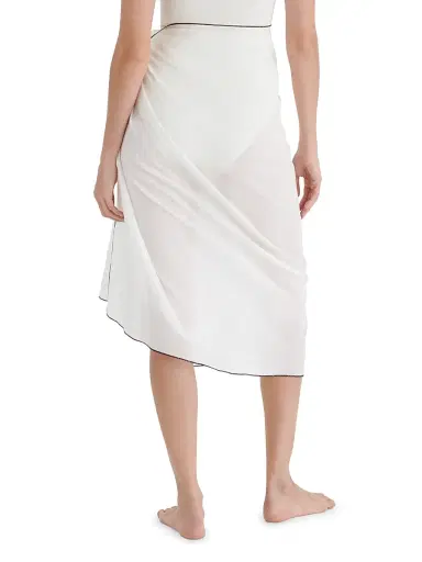 ERES Women's Cabine Cotton Voile Sarong - Sable Fin | Thumbnail 4 ERES Women's Cabine Cotton Voile Sarong - Sable Fin | Thumbnail 4