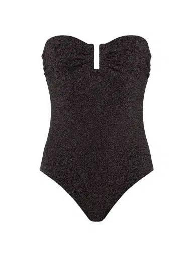 Eres Women's Scintillant Glitter Bustier One-Piece Swimsuit - Noir Lurex - Size 8 | Thumbnail 1 Eres Women's Scintillant Glitter Bustier One-Piece Swimsuit - Noir Lurex - Size 8 | Thumbnail 1