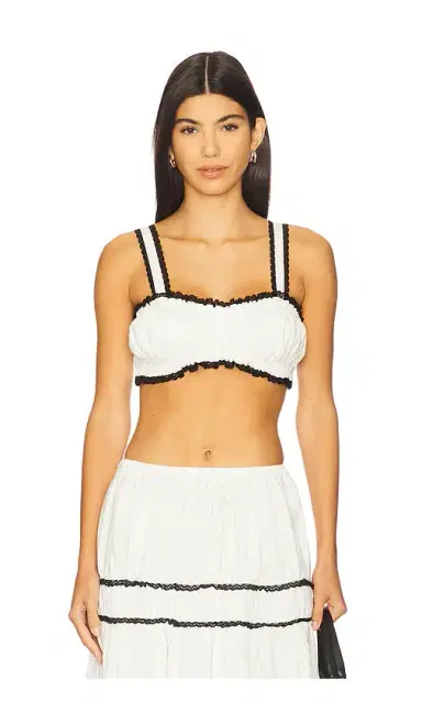 WeWoreWhat Ruched Crop Top | Thumbnail 1 WeWoreWhat Ruched Crop Top | Thumbnail 1