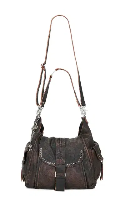 Free People x We The Free Leigh Distressed Hobo Bag | Thumbnail 1 Free People x We The Free Leigh Distressed Hobo Bag | Thumbnail 1