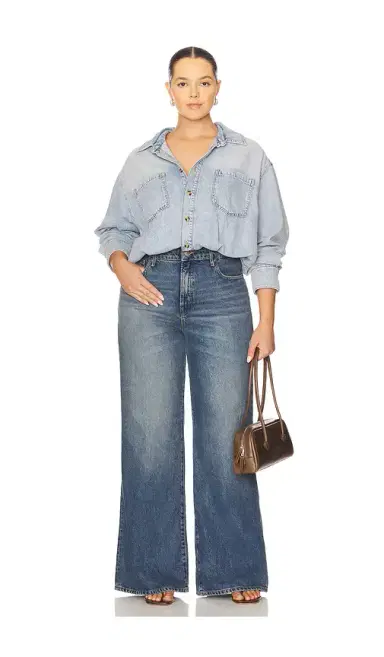 Good American Denim Shirt Jumpsuit | Thumbnail 2 Good American Denim Shirt Jumpsuit | Thumbnail 2