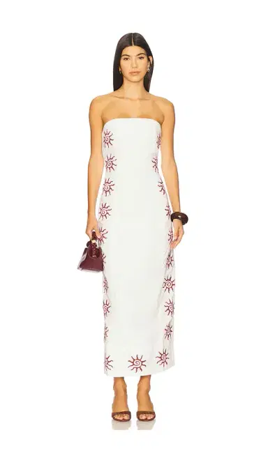 The Wolf Gang Sueno Strapless Maxi Dress | Thumbnail 2 The Wolf Gang Sueno Strapless Maxi Dress | Thumbnail 2