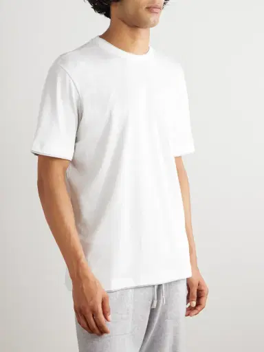 ELEVENTY Giza Cotton-Jersey T-Shirt - Men | Thumbnail 3 ELEVENTY Giza Cotton-Jersey T-Shirt - Men | Thumbnail 3
