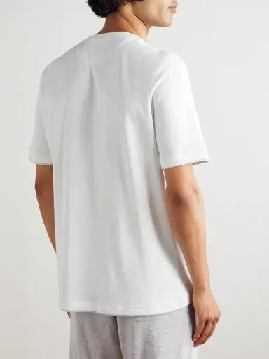 ELEVENTY Giza Cotton-Jersey T-Shirt - Men | Thumbnail 4 ELEVENTY Giza Cotton-Jersey T-Shirt - Men | Thumbnail 4