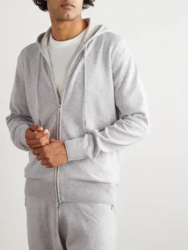 ELEVENTY Cashmere Zip-Up Hoodie - Men | Thumbnail 3 ELEVENTY Cashmere Zip-Up Hoodie - Men | Thumbnail 3