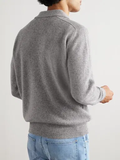 ELEVENTY Wool-Blend Polo Shirt - Men | Thumbnail 3 ELEVENTY Wool-Blend Polo Shirt - Men | Thumbnail 3