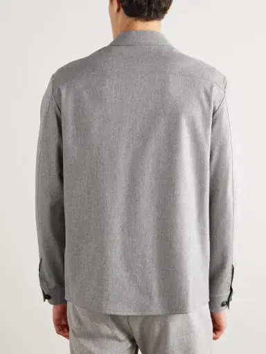 ELEVENTY Wool-Blend Overshirt - Men | Thumbnail 4 ELEVENTY Wool-Blend Overshirt - Men | Thumbnail 4