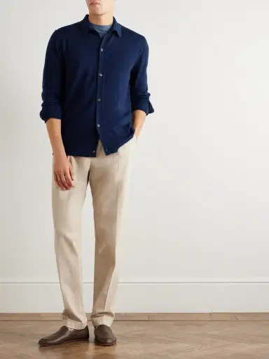 ELEVENTY Slim-Fit Wool Cardigan - Men | Thumbnail 2 ELEVENTY Slim-Fit Wool Cardigan - Men | Thumbnail 2