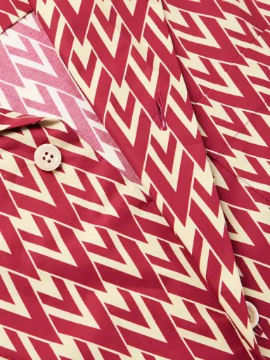 Valentino Garavani Camp-Collar Printed Cotton-Twill Shirt - Men | Thumbnail 4 Valentino Garavani Camp-Collar Printed Cotton-Twill Shirt - Men | Thumbnail 4