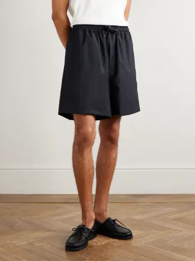 Saman Amel Straight-Leg Wool Drawstring Shorts - Men | Thumbnail 3 Saman Amel Straight-Leg Wool Drawstring Shorts - Men | Thumbnail 3