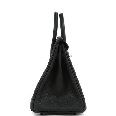 HERMÈS Hermes Birkin 25 Black Togo Brushed Palladium Hardware | Thumbnail 3 HERMÈS Hermes Birkin 25 Black Togo Brushed Palladium Hardware | Thumbnail 3