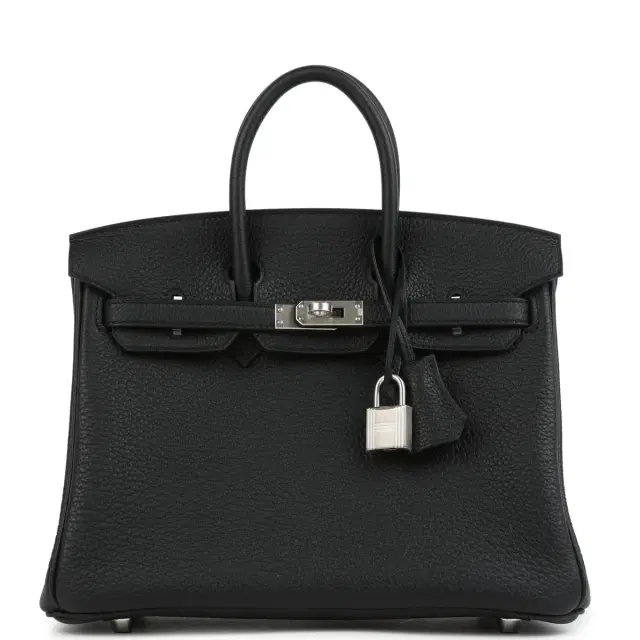 Hermes Birkin 25 Black Togo Brushed Palladium Hardware Hermes Birkin 25 Black Togo Brushed Palladium Hardware