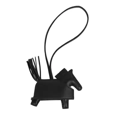 HERMÈS Hermes Rodeo Rock Bag Charm PM Black Milo Lambskin Gold Hardware | Thumbnail 2 HERMÈS Hermes Rodeo Rock Bag Charm PM Black Milo Lambskin Gold Hardware | Thumbnail 2