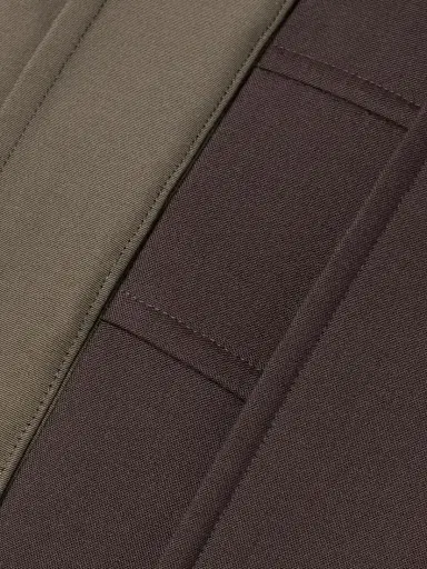Sacai Draped Paneled Scuba And Cotton-blend Grosgrain Jacket | Thumbnail 5 Sacai Draped Paneled Scuba And Cotton-blend Grosgrain Jacket | Thumbnail 5