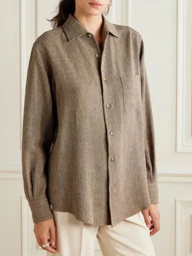 Loro Piana Andrè Linen Shirt | Thumbnail 3 Loro Piana Andrè Linen Shirt | Thumbnail 3