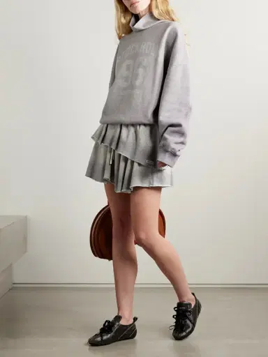 Acne Studios Printed Organic Cotton-jersey Sweatshirt | Thumbnail 2 Acne Studios Printed Organic Cotton-jersey Sweatshirt | Thumbnail 2