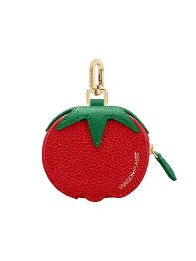 MAISON de SABRÉ Women's The Sabrémoji Fruit Coin Purse - Tomato | Thumbnail 1 MAISON de SABRÉ Women's The Sabrémoji Fruit Coin Purse - Tomato | Thumbnail 1