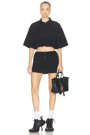 Alexander Wang Deconstructed Polo Shirt | Thumbnail 4 Alexander Wang Deconstructed Polo Shirt | Thumbnail 4