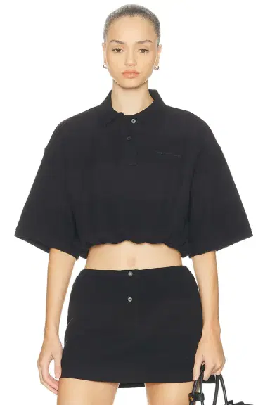 Alexander Wang Deconstructed Polo Shirt | Thumbnail 1 Alexander Wang Deconstructed Polo Shirt | Thumbnail 1