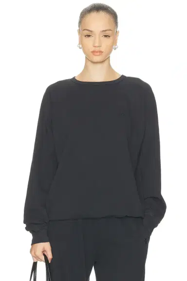 ÉTERNE Oversized Lightweight French Terry Raglan Sweatshirt | Thumbnail 1 ÉTERNE Oversized Lightweight French Terry Raglan Sweatshirt | Thumbnail 1