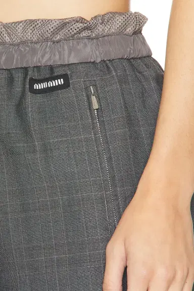 Miu Miu Wide Leg Pant | Thumbnail 6 Miu Miu Wide Leg Pant | Thumbnail 6