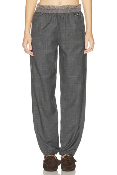 Miu Miu Wide Leg Pant | Thumbnail 1 Miu Miu Wide Leg Pant | Thumbnail 1