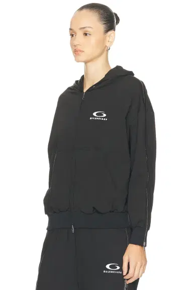 Balenciaga Zipped Zip Up Hoodie | Thumbnail 2 Balenciaga Zipped Zip Up Hoodie | Thumbnail 2