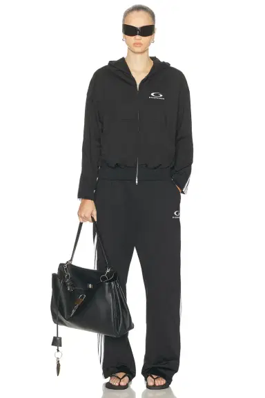 Balenciaga Zipped Zip Up Hoodie | Thumbnail 4 Balenciaga Zipped Zip Up Hoodie | Thumbnail 4