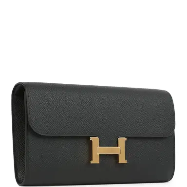 HERMÈS Hermes Constance Wallet To Go Black Epsom Gold Hardware | Thumbnail 2 HERMÈS Hermes Constance Wallet To Go Black Epsom Gold Hardware | Thumbnail 2
