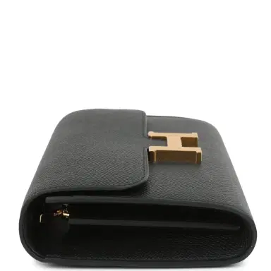 HERMÈS Hermes Constance Wallet To Go Black Epsom Gold Hardware | Thumbnail 3 HERMÈS Hermes Constance Wallet To Go Black Epsom Gold Hardware | Thumbnail 3